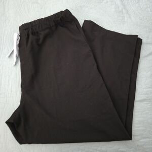 Figs Mens Pisco Basic Scrub Pants Black Color Size XXL Short